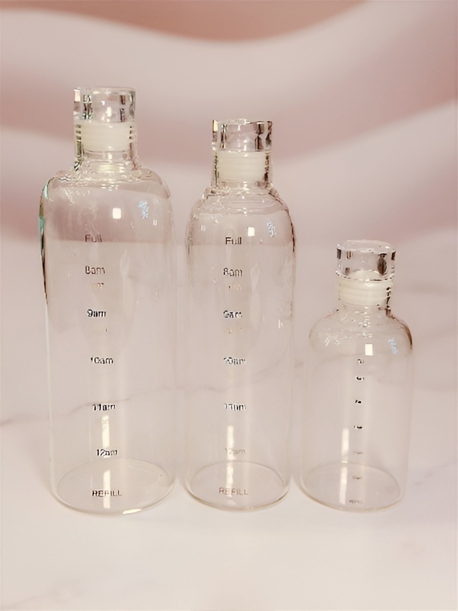 فلاسک شیشه‌ای دتاکس برای نوشیدنی سالم روزانه