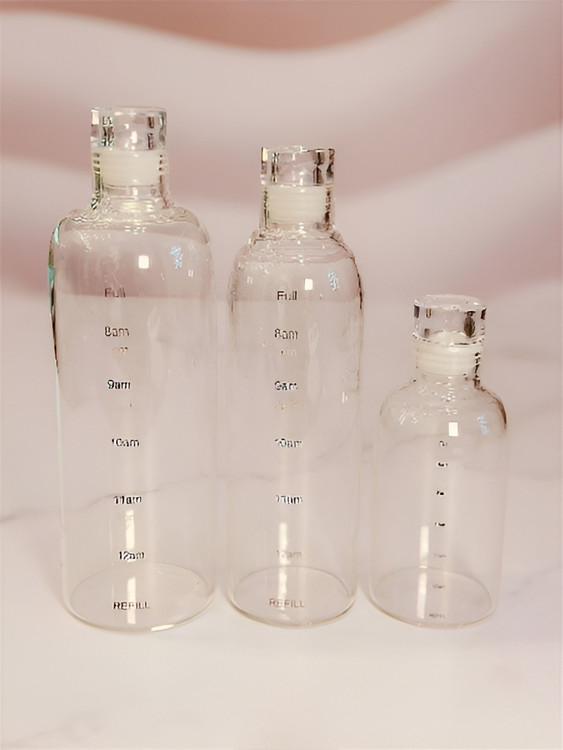 فلاسک شیشهای دتاکس برای نوشیدنی سالم روزانه