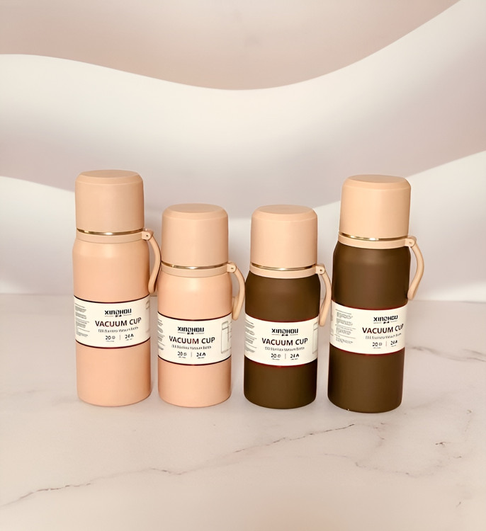 ماگ استیل ضد زنگ با درب فلاسکی