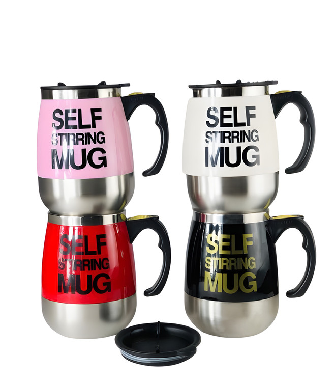 ماگ همزن دار برقی با همزن داخلی برای نوشیدنیهای کفدار