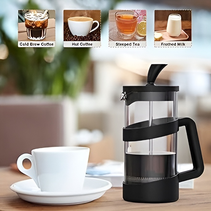 فرنچ پرس سیلیکونی مدرن برای دم کردن نوشیدنی