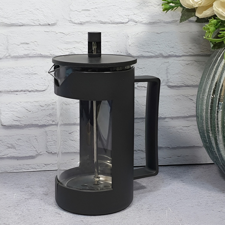 فرنچ پرس دستهدار ضد حرارت با فیلتر استیل