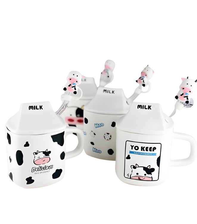 ماگ سرامیکی طرح پاکت شیر