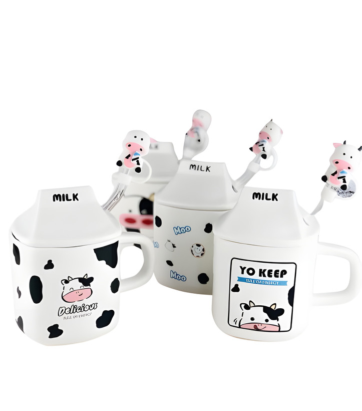 ماگ سرامیکی طرح پاکت شیر