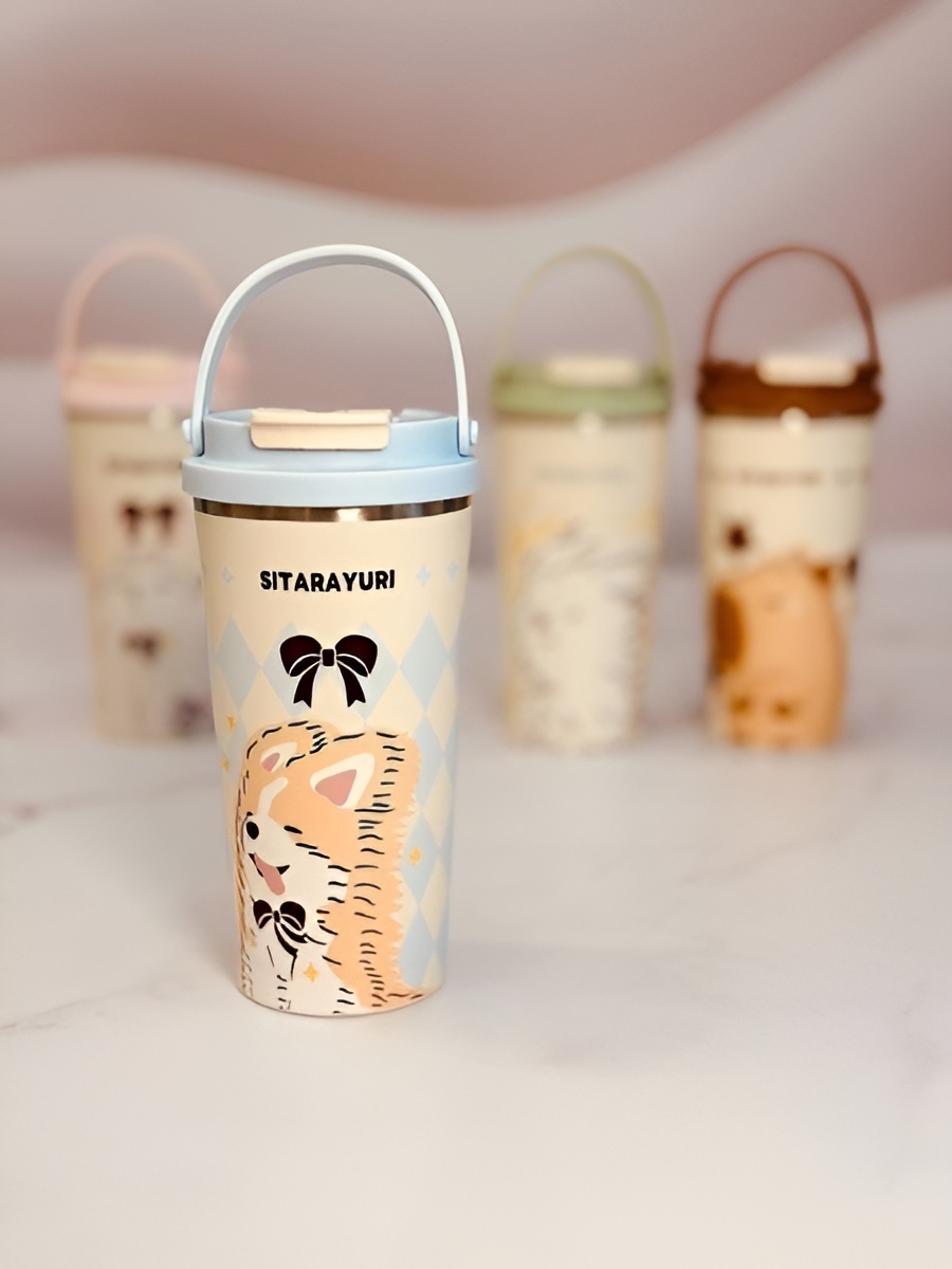 ماگ ضد نشت سیتارایوری با طرح حیوانات برای نوشیدنی‌ها