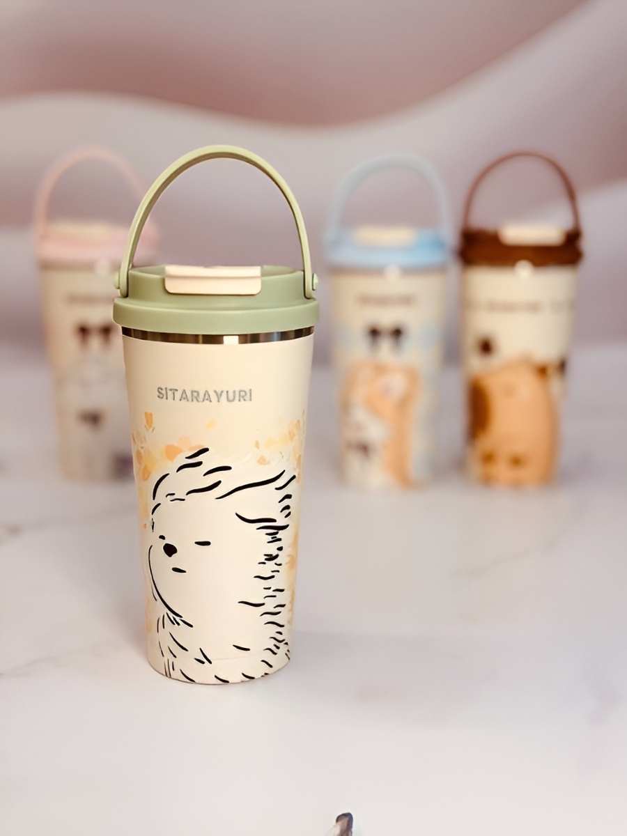 تراول ماگ سیتارایوری با چاپ حیوانات جذاب