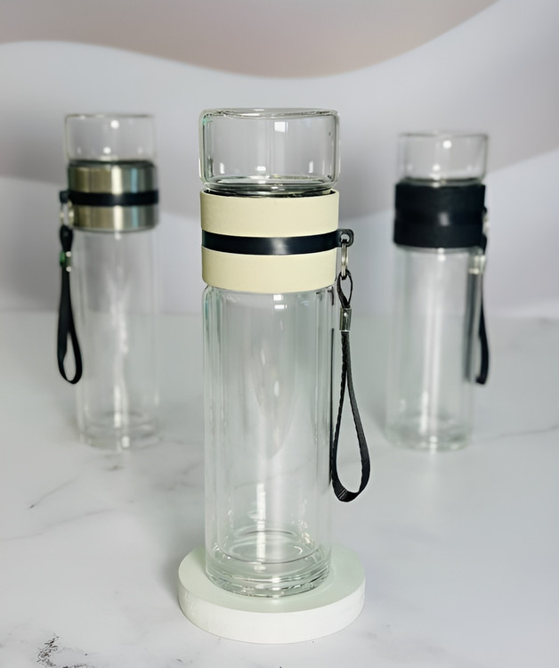 بطری ماگ دوجداره با طراحی مدرن