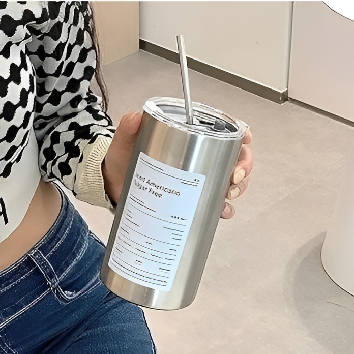 ماگ اسموتی استیل مناسب سفر و باشگاه