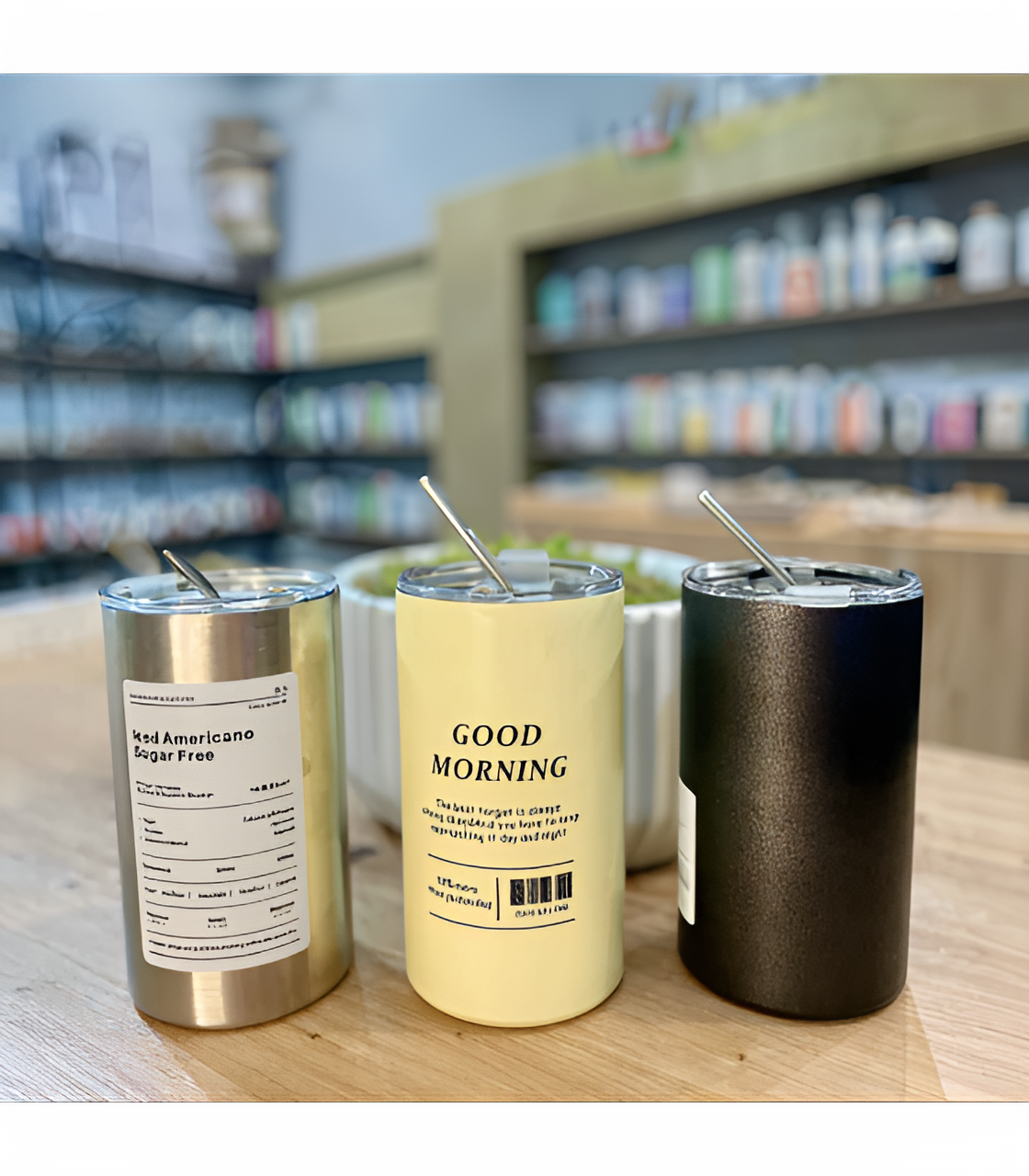 لیوان استیل دوجداره برای نوشیدنی خنک