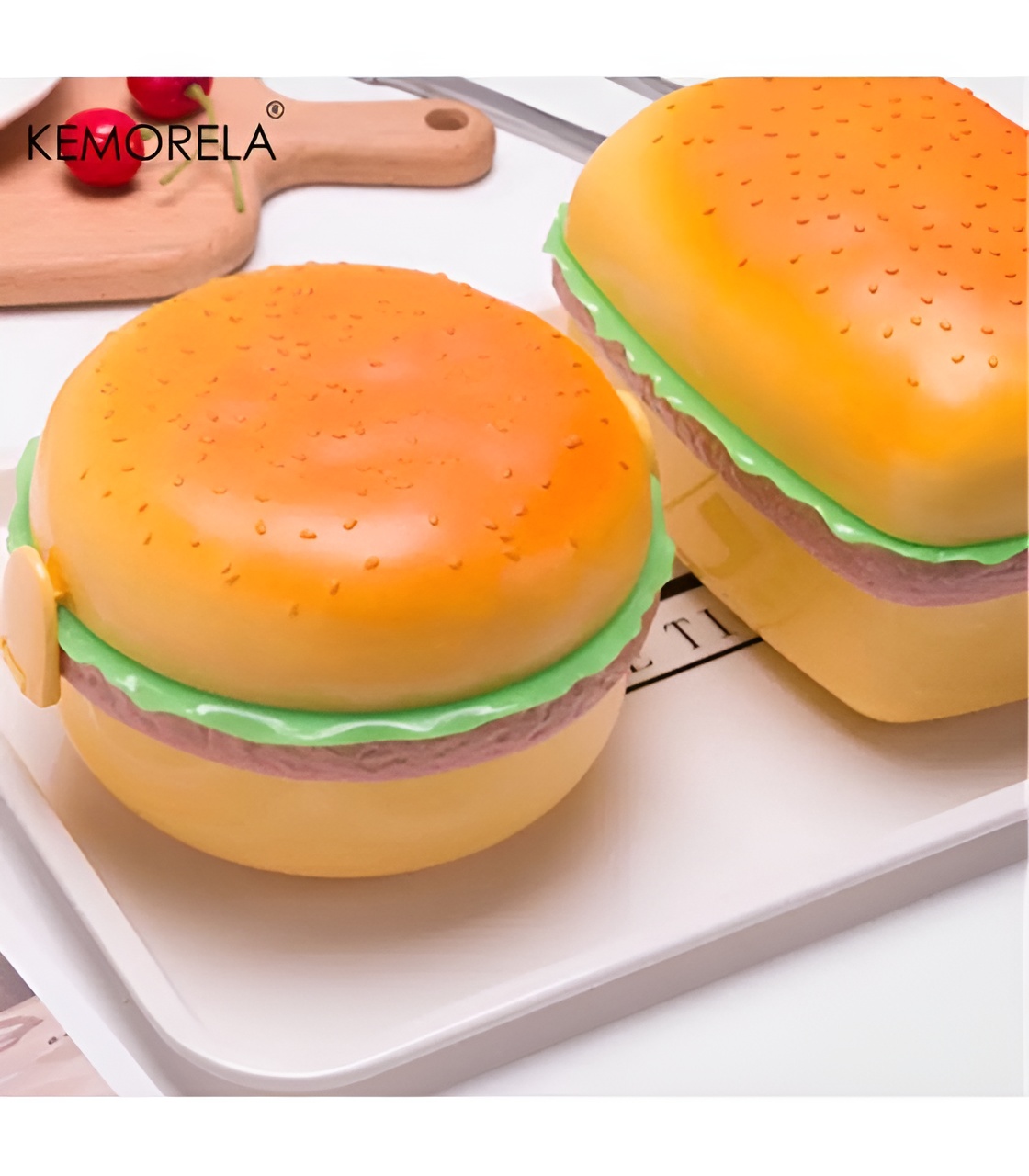 لانچ باکس همبرگر مناسب نگهداری غذا و میان‌وعده