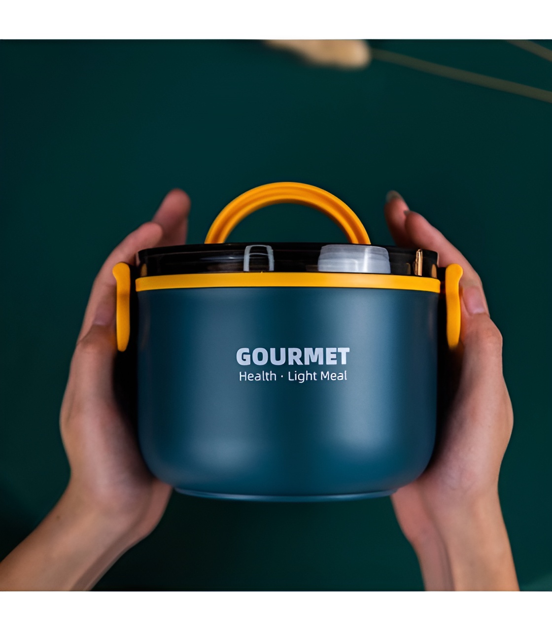 ظرف غذا دوطبقه Gourment با جداکننده برای انواع وعده‌ها