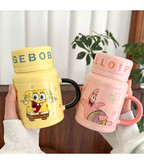 ماگ دربدار طرح باب اسفنجی و پاتریک فانتزی