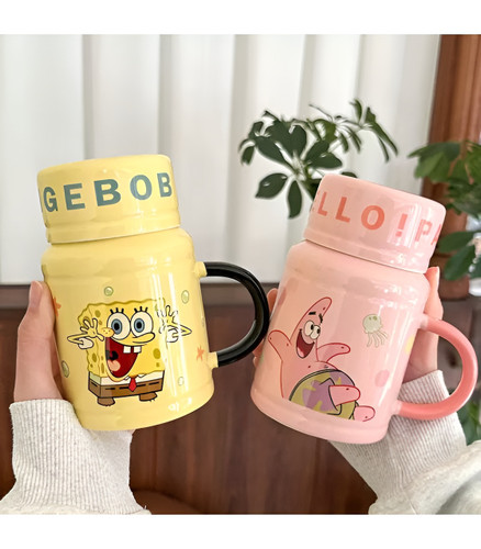 ماگ دربدار طرح باب اسفنجی و پاتریک فانتزی