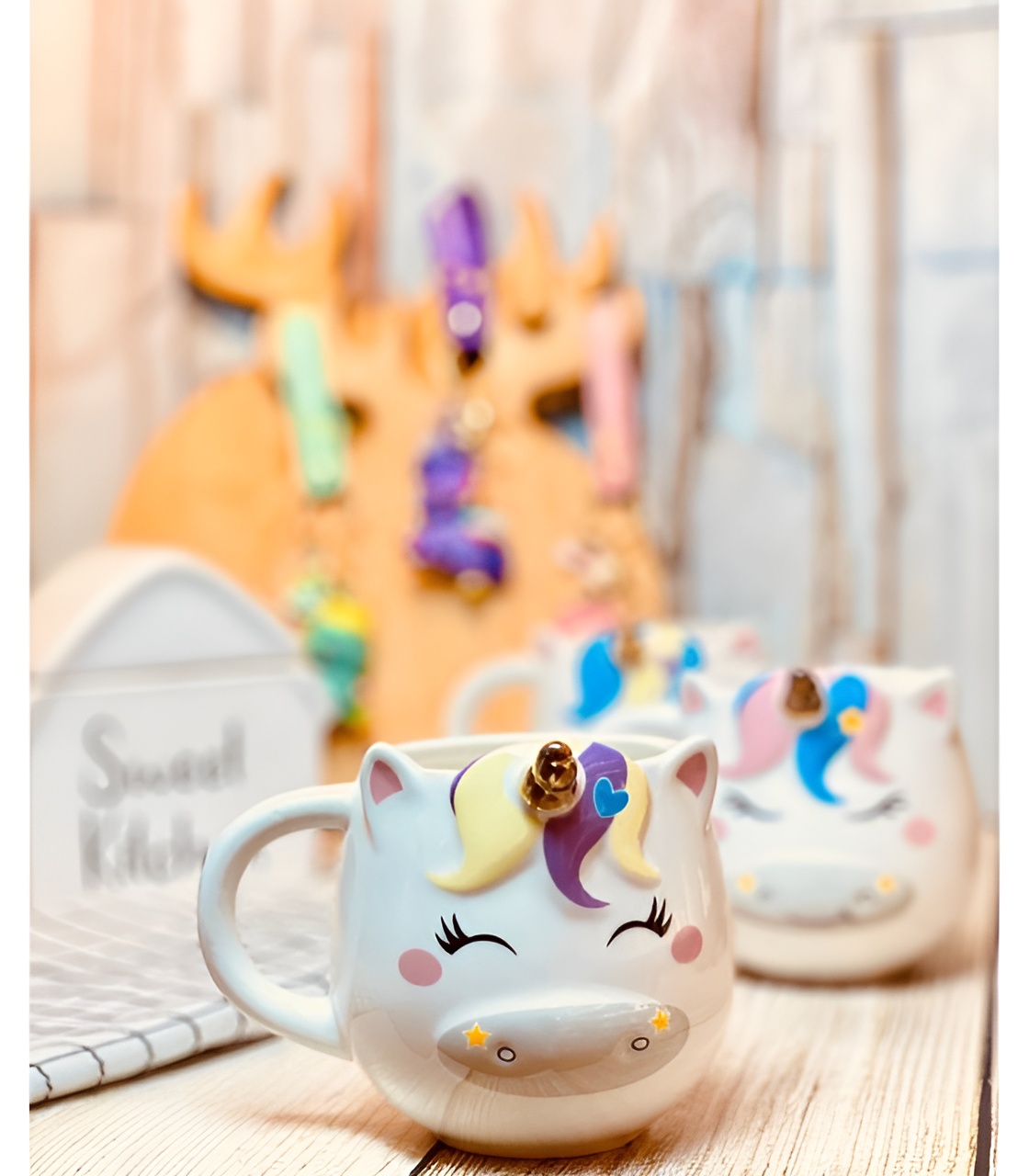 خرید ماگ فانتزی یونی‌کورن شاخ‌دار