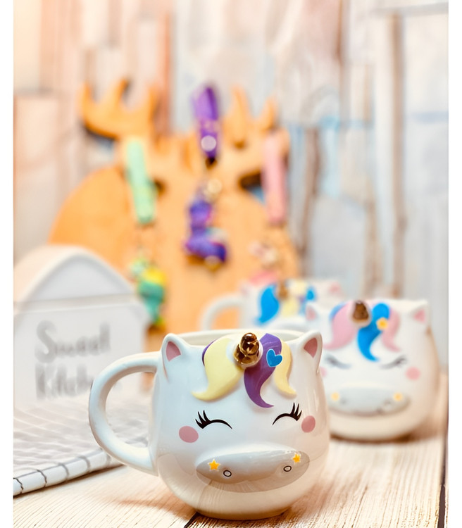 خرید ماگ فانتزی یونیکورن شاخدار