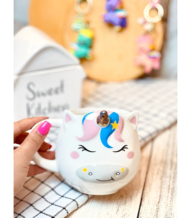 ماگ سرامیکی فانتزی یونیکورن شاخدار