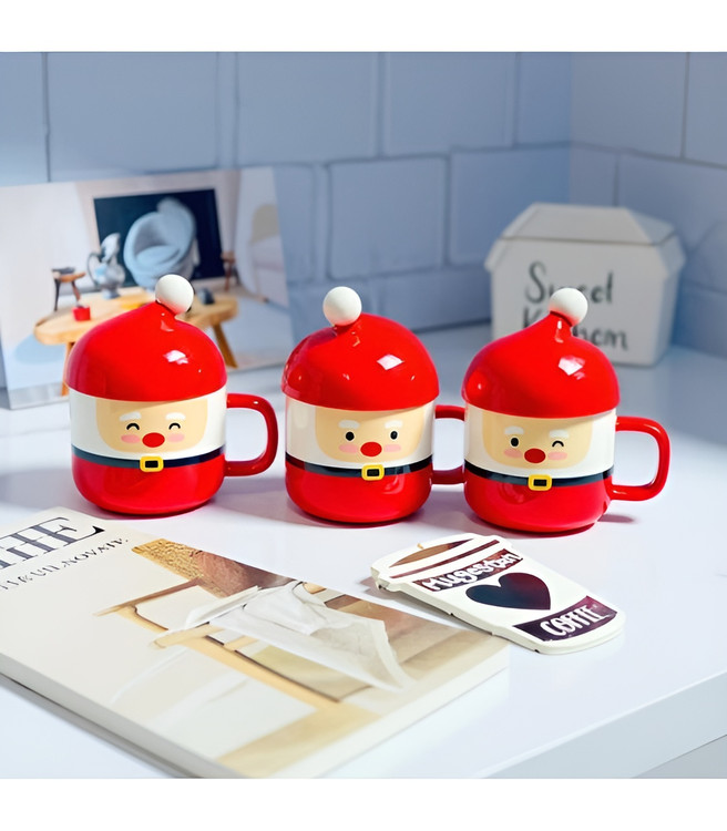 لیوان ماگ بابانوئل فانتزی کلاه بوقی