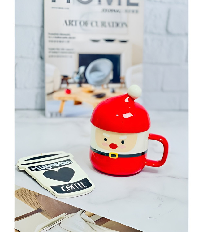 ماگ زیبا طرح بابانوئل کلاه بوقی اورجینال