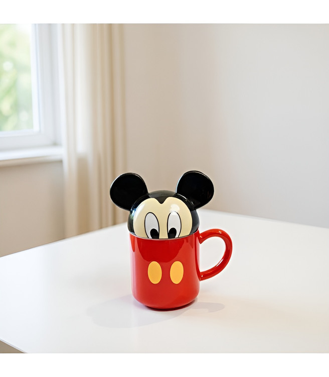 ماگ سرامیکی میکی موس دیزنی با طرح برجسته و گوشدار
