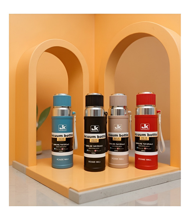 فلاسک استیل روکش چرمی JK مقاوم