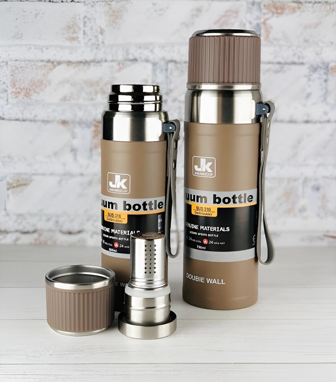 فلاسک ۱ لیتری چرمی JK اورجینال