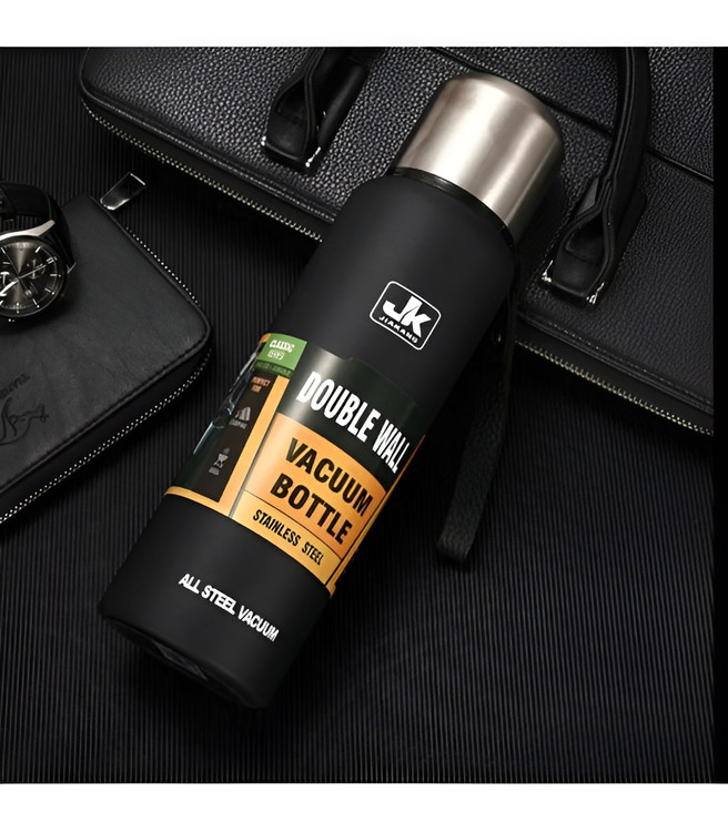 فلاسک استیل با درب پیچی برند جی کا