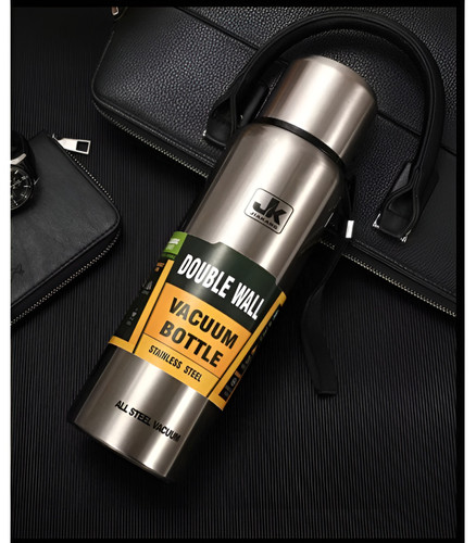 فلاسک مسافرتی استیل اورجینال JK ظرفیت 1500 سی سی