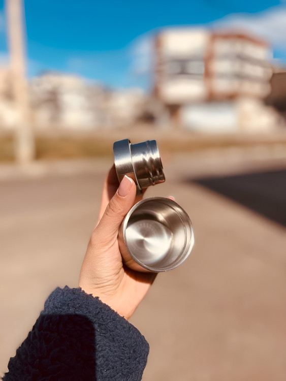 فلاسک آب جوش استیل دو جداره جی کا