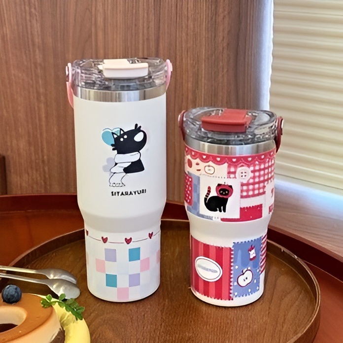 تراول ماگ سطلی گربه سیتارا مناسب نوشیدنی گرم