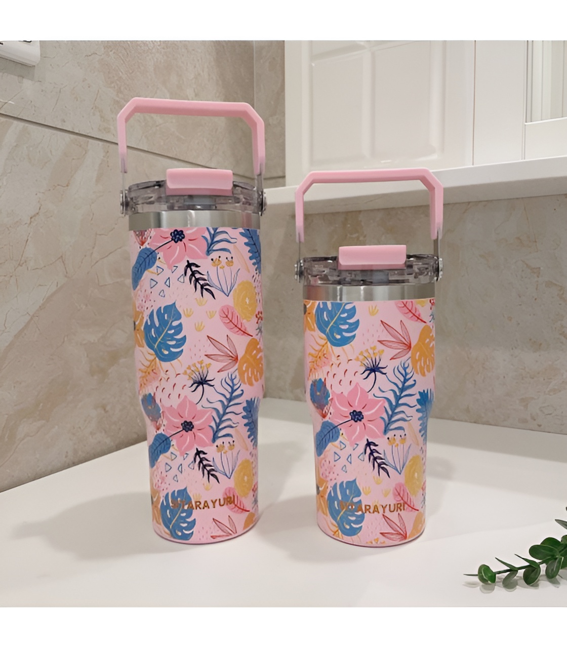 تامبلر گلدار سیتارایوری مناسب هدیه