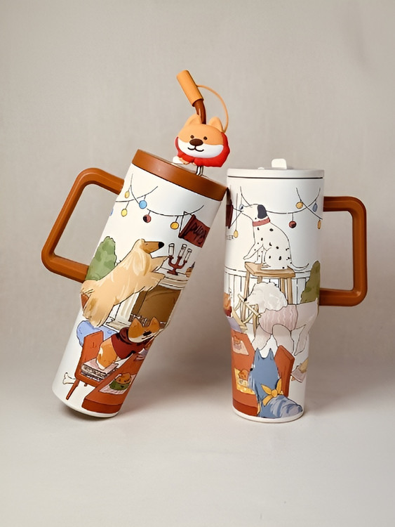 تراول ماگ فانتزی DILLER برای چای، قهوه و نوشیدنی سرد