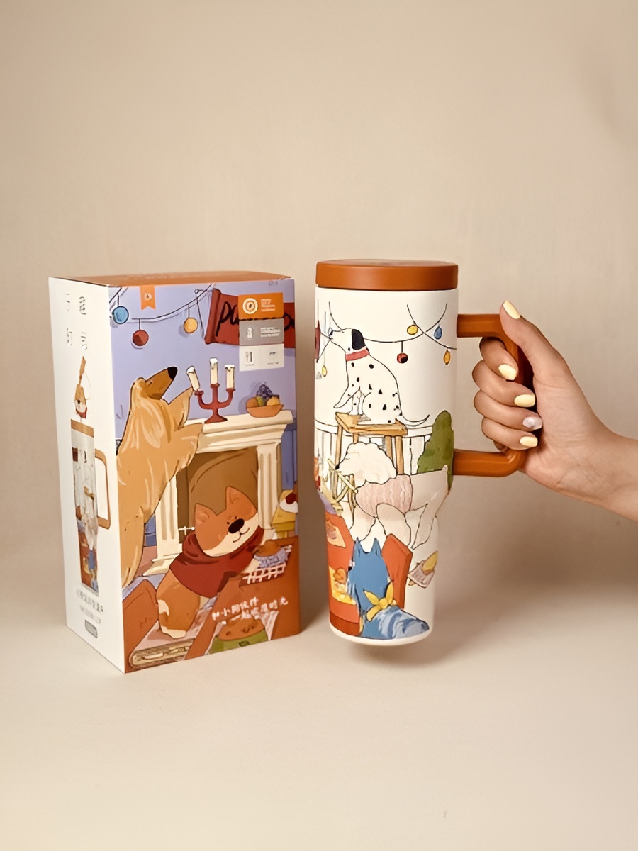 تامبلر فانتزی دیلر طرح سگ با دسته محکم و مقاوم