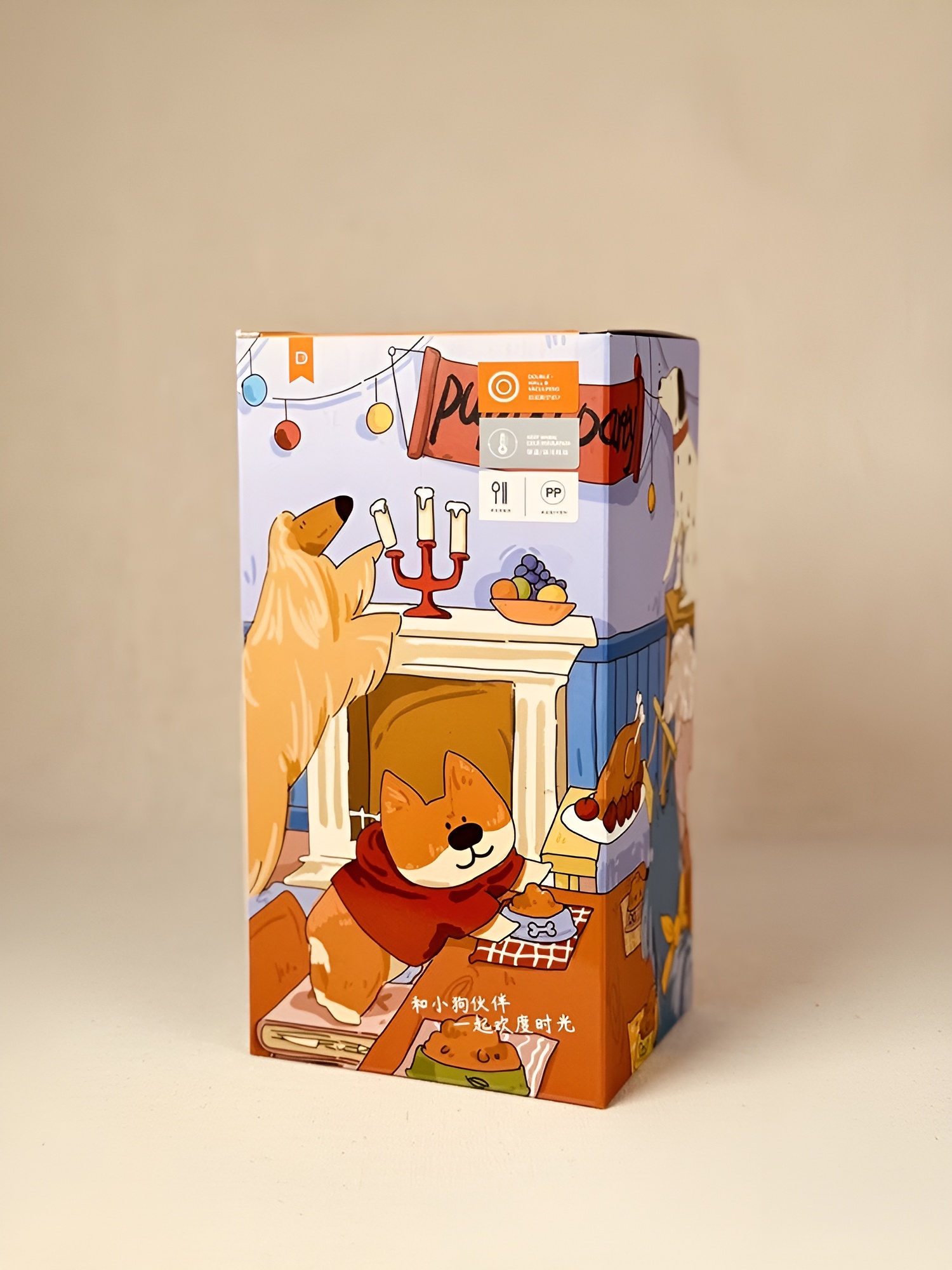 تراول ماگ دیلر طرح سگ با رنگ‌های متنوع و زیبا