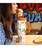 تامبلر DILLER فانتزی با طرح سگ و درب ایمن