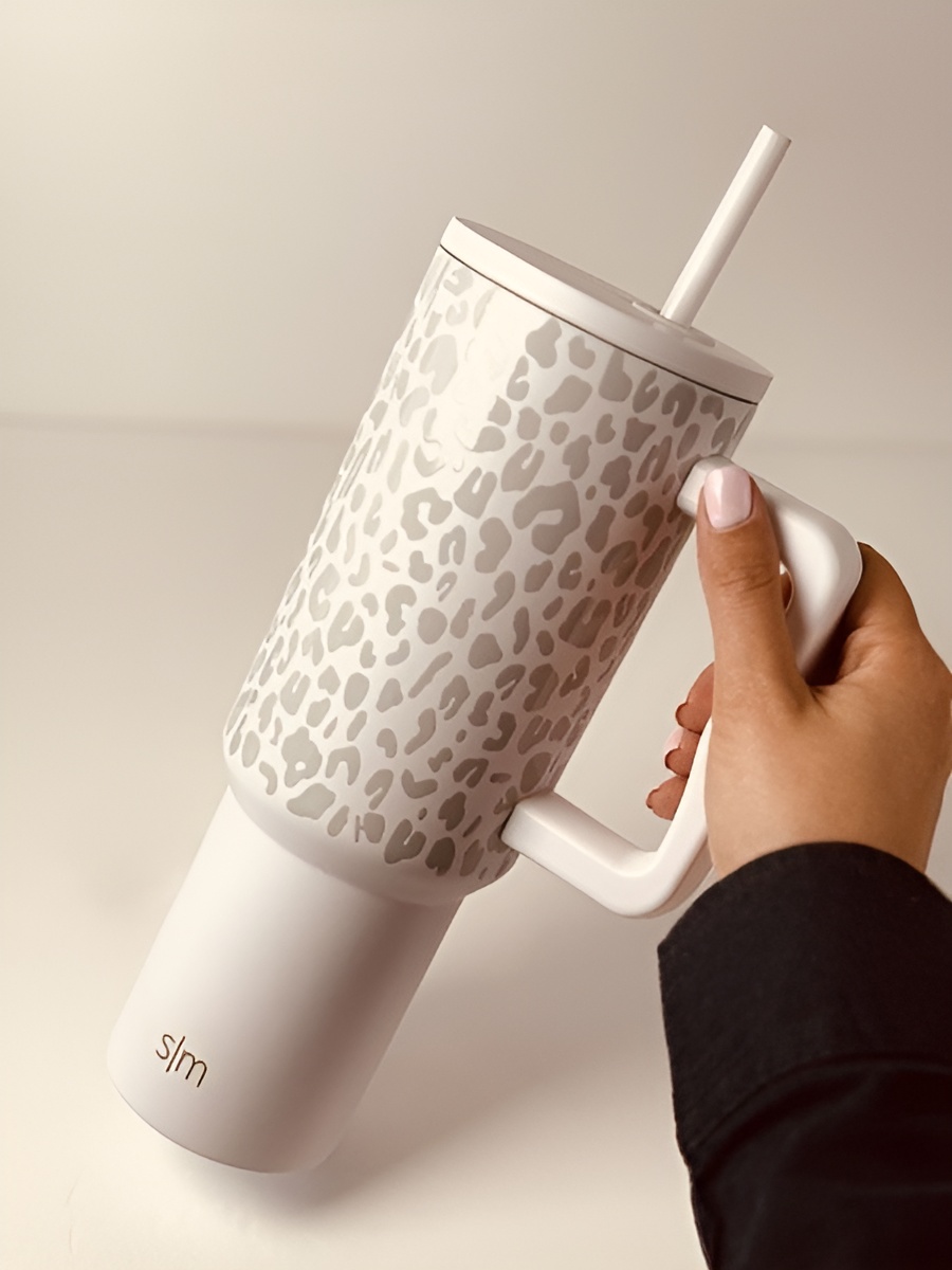 تراول ماگ شیک و لاکچری طرح پلنگی