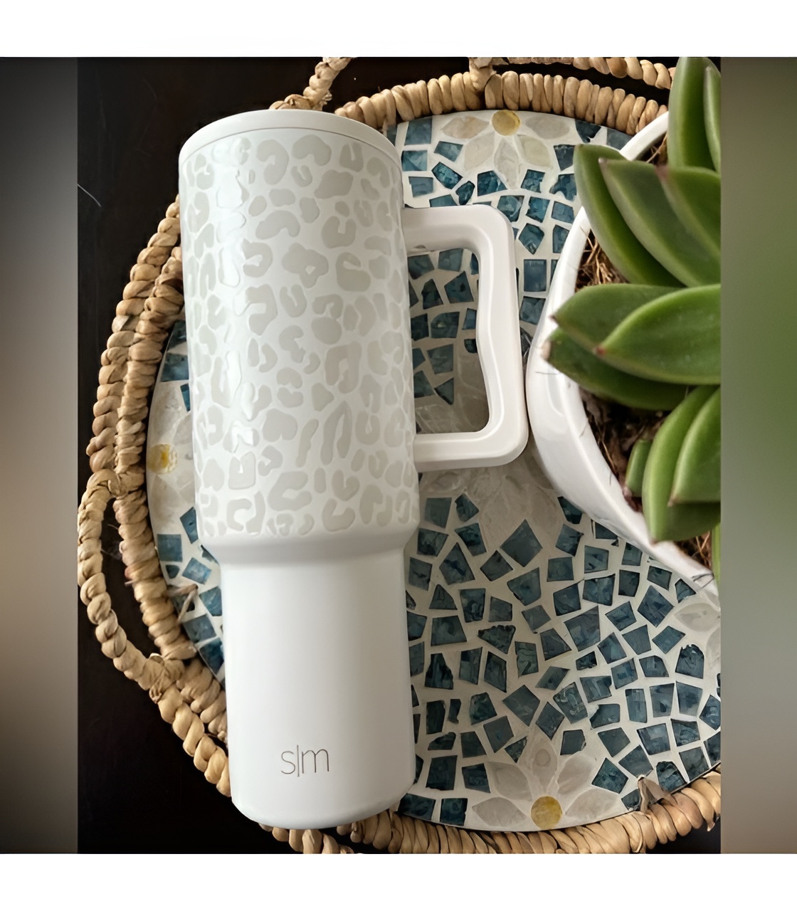 لیوان سفری فانتزی پلنگی برای نوشیدنی گرم