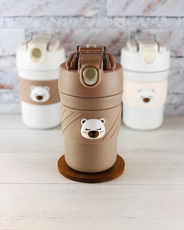 ماگ سفری تدی با دو حالت استفاده