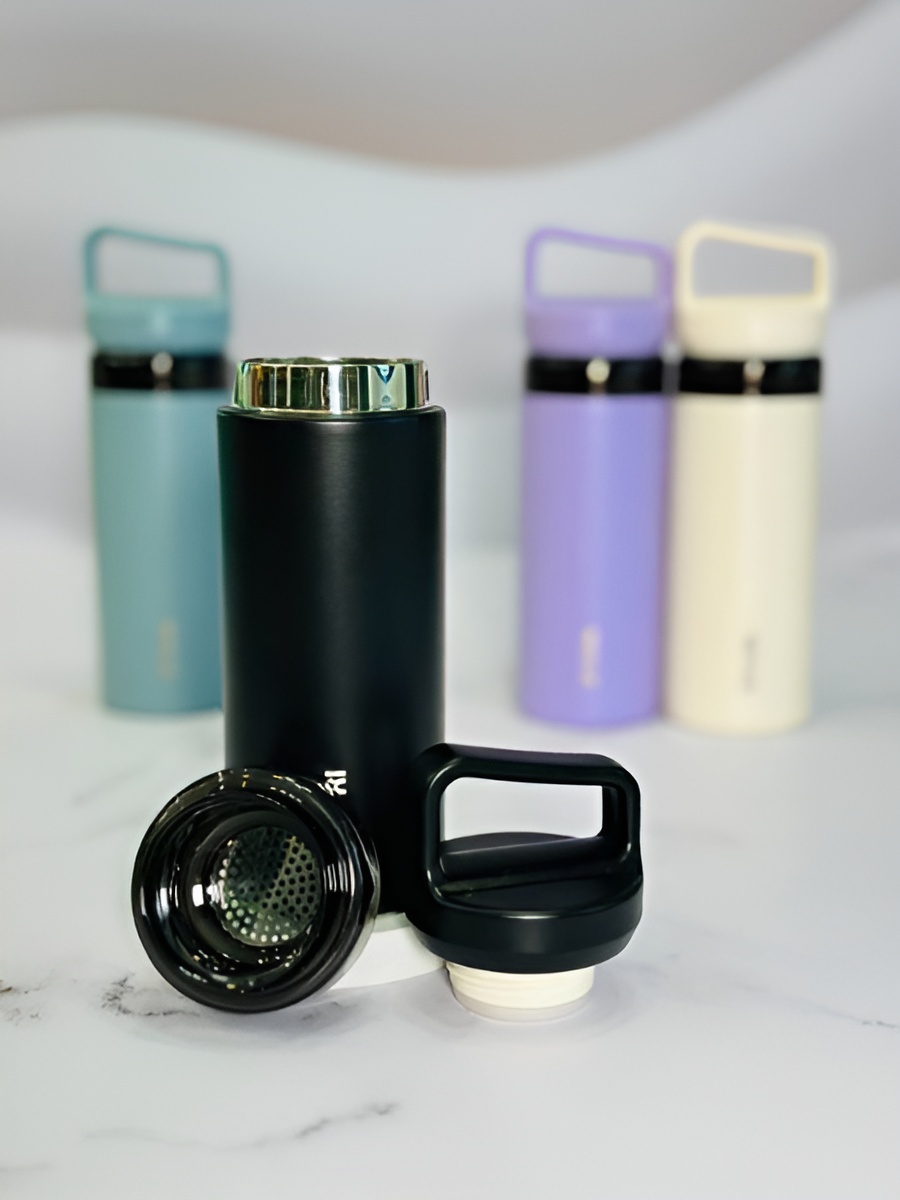 تراول ماگ استیل سیتارایوری با طراحی خاص دسته کج