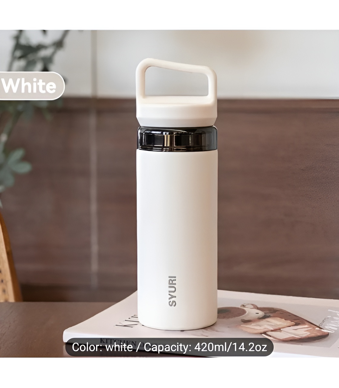 تراول ماگ فلاسک‌دار دسته‌کج با رنگ خاص