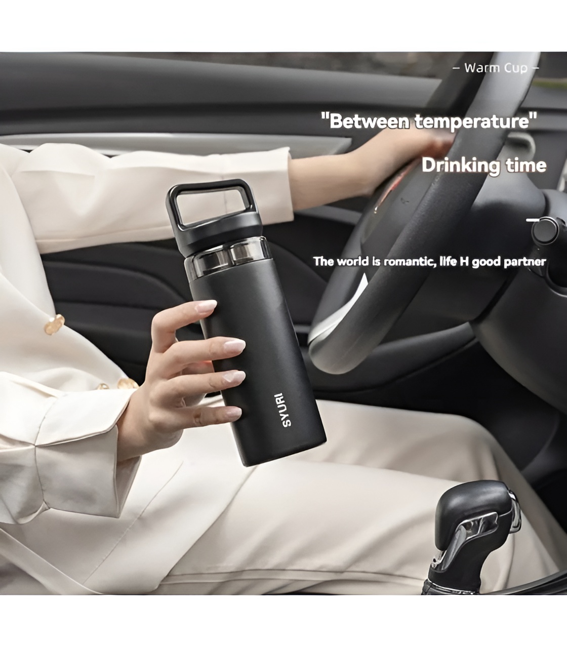 فلاسک دمنوش دستهکج مناسب محل کار و سفر