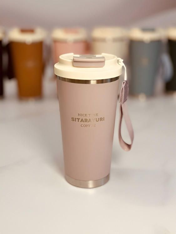 ماگ سفری استیل با بند حمل برند سیتارایوری