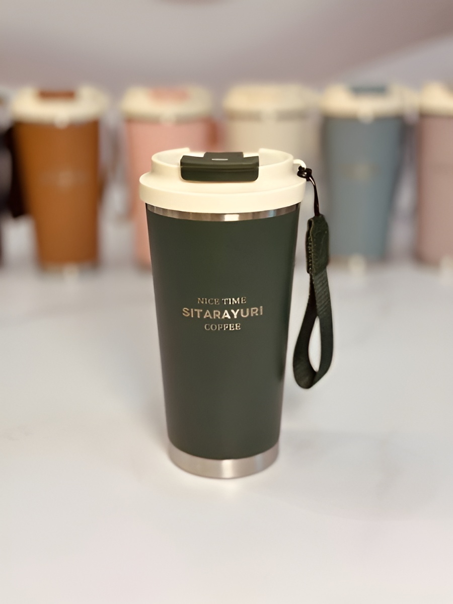 ماگ استیل بنددار مناسب سفر و محل کار