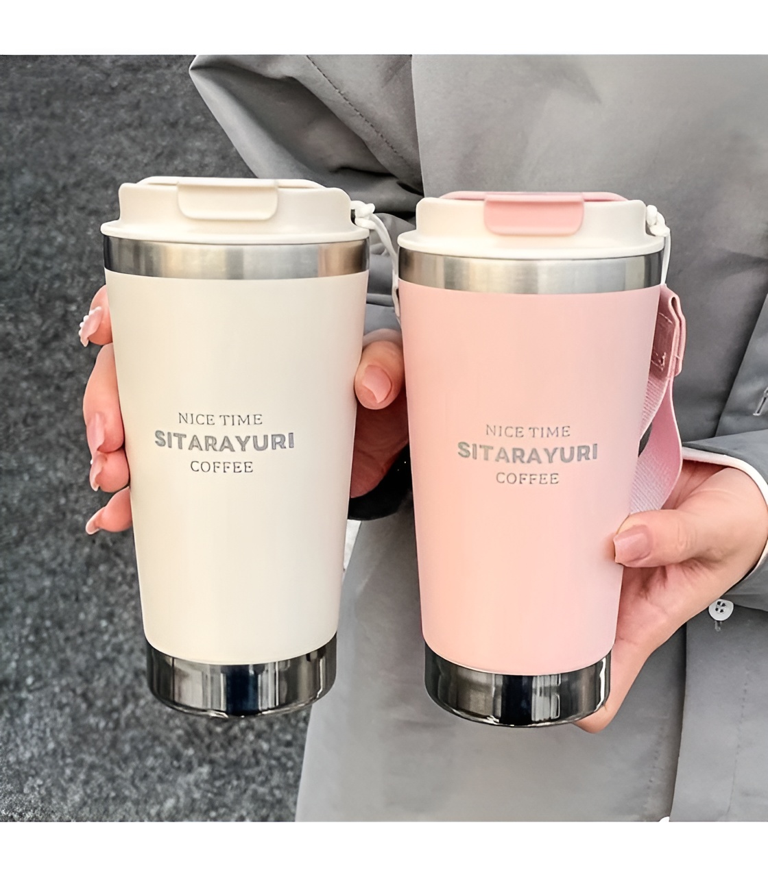 تراول ماگ دسته‌دار بنددار با کیفیت بالا