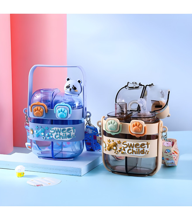 قمقمه فانتزی پاندا با دو محفظه جداگانه