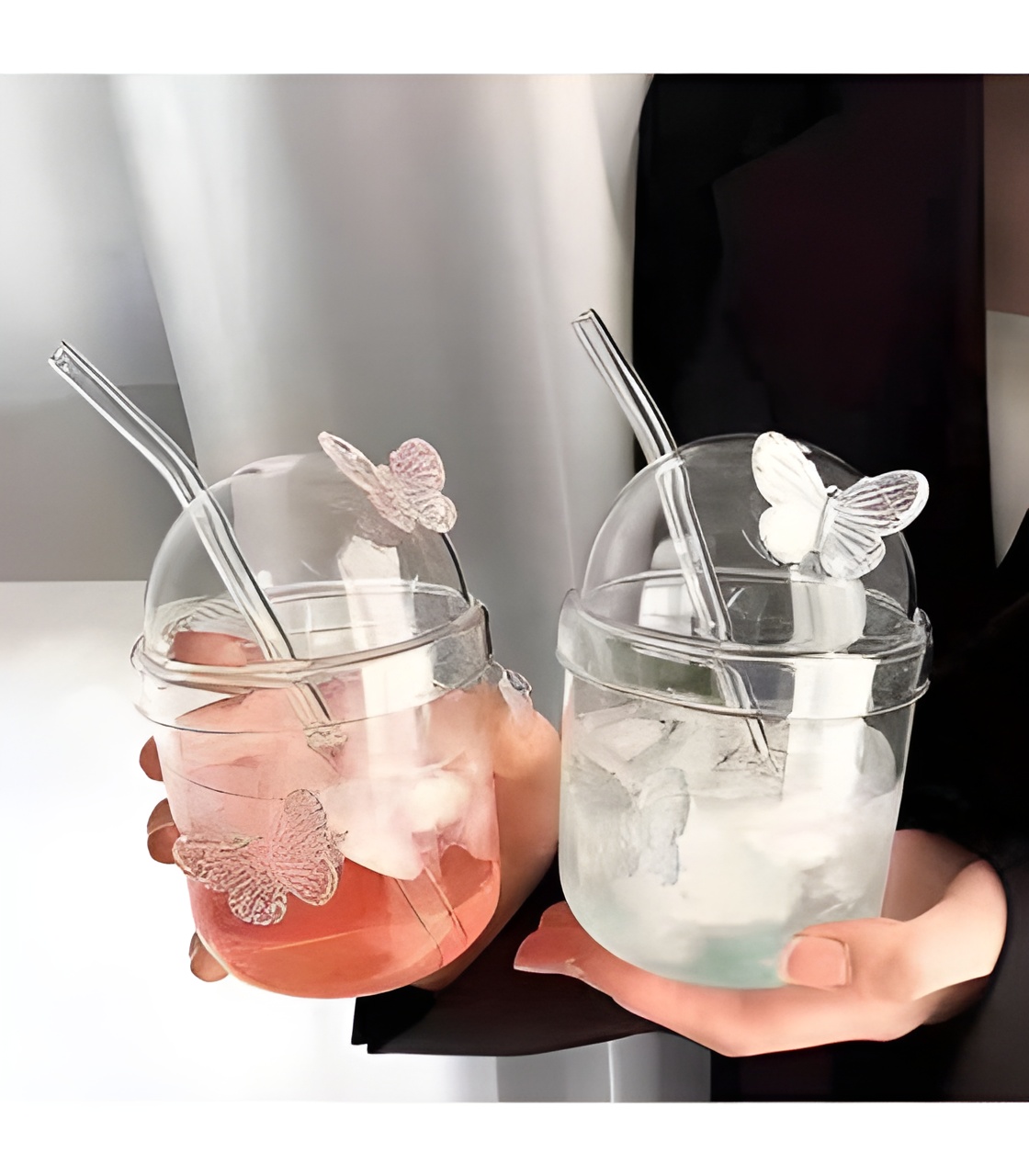 ماگ اسموتی پیرکس نی‌دار مدل پروانه