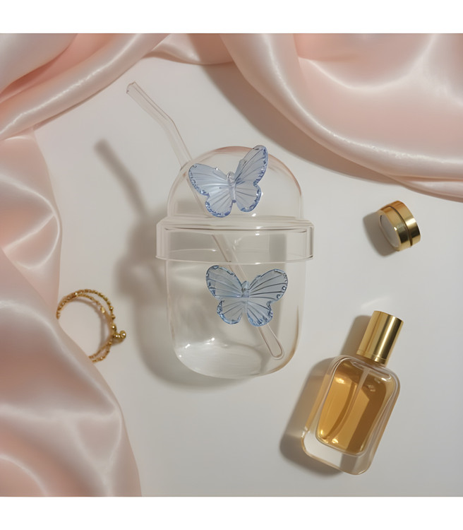 ماگ پروانهای نیدار مناسب نوشیدنیهای تابستانی