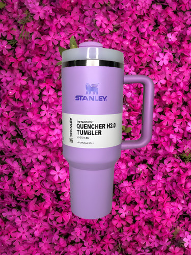 تامبلر تراول ماگ استنلی دستهدار بنفش، ظرفیت ۴۰ اونس (۱۱۸۰ سیسی)