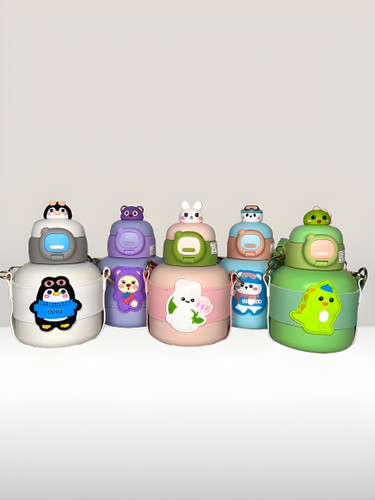 قمقمه فانتزی کودکانه طرح حیوانات