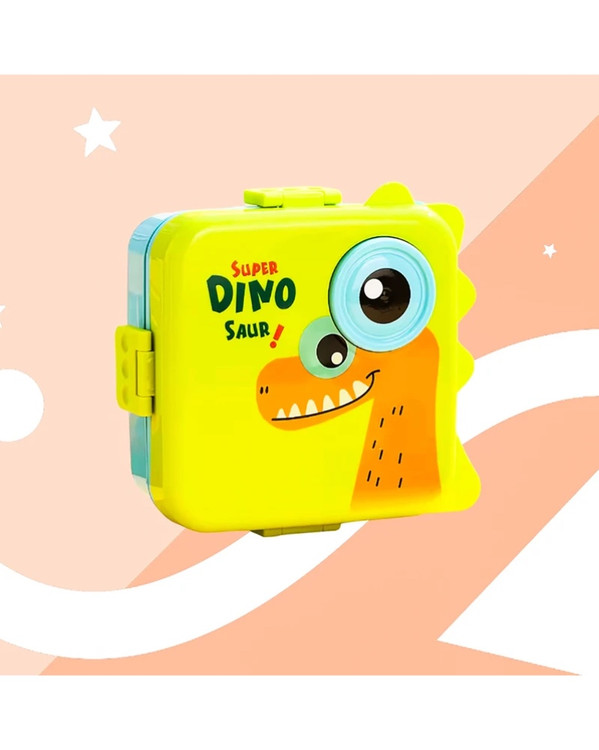 لانچ باکس کودکانه دایناسوری با چشم برجسته