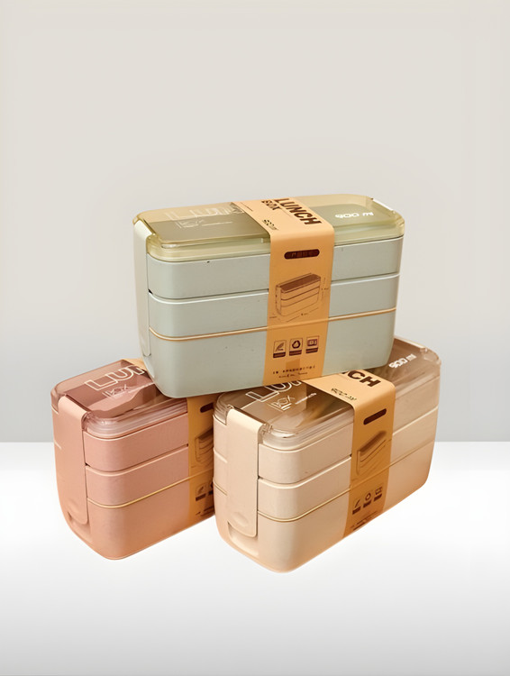 لانچ باکس سه طبقه قفلی 900 میل